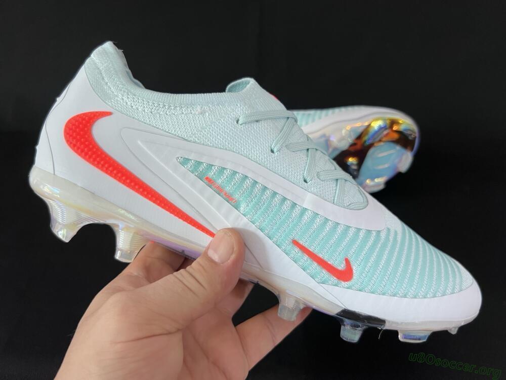 Nike Phantom 6 Low Elite FG Football Boots - Jade/White/Red