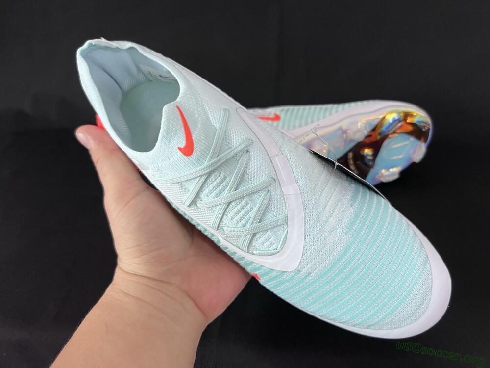 Nike Phantom 6 Low Elite FG Football Boots - Jade/White/Red