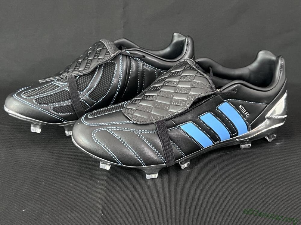 Adidas Predator 25 Elite Foldover Tongue FG Football Boots - Black/Blue/Silver