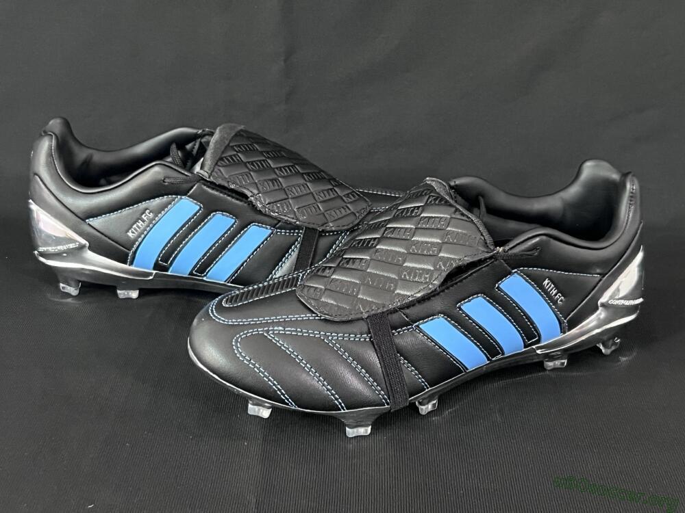Adidas Predator 25 Elite Foldover Tongue FG Football Boots - Black/Blue/Silver