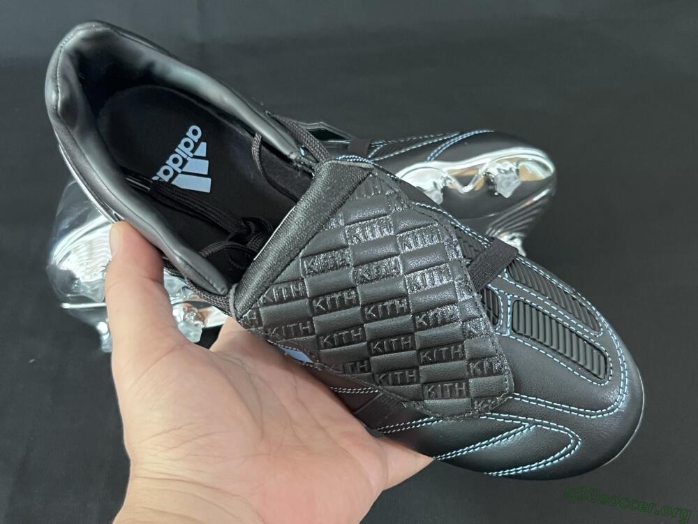 Adidas Predator 25 Elite Foldover Tongue FG Football Boots - Black/Blue/Silver