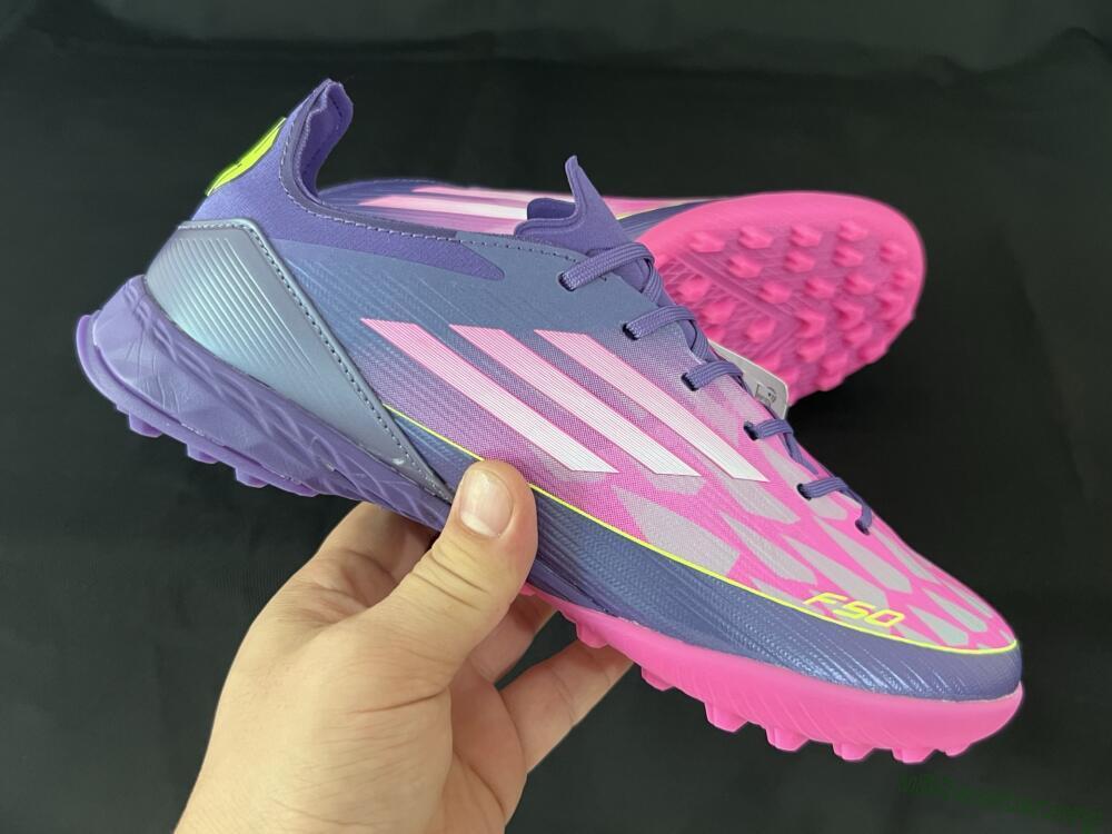 Adidas F50 Elite TF Football Shoes - Pink/Purple/Yellow