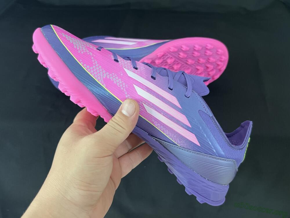 Adidas F50 Elite TF Football Shoes - Pink/Purple/Yellow