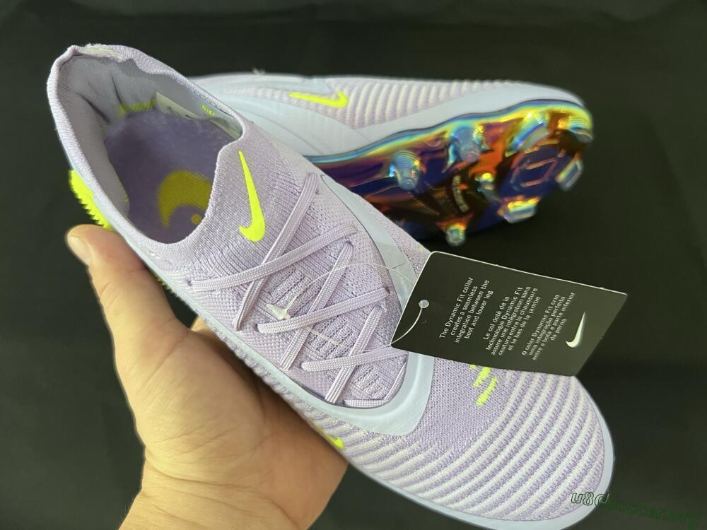 Nike Phantom 6 Low Elite FG Football Boots - Purple/Yellow/Gold