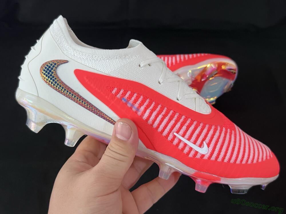 Nike Phantom 6 Elite Low FG Football Boots - Red/White/Black