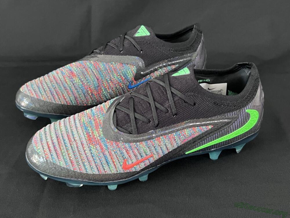 Nike Phantom 6 Elite Low FG Football Boots - Black/Yellow/Red