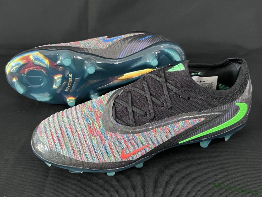 Nike Phantom 6 Elite Low FG Football Boots - Black/Yellow/Red