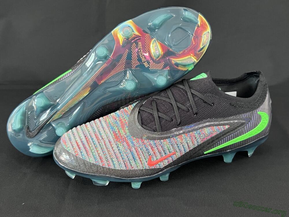 Nike Phantom 6 Elite Low FG Football Boots - Black/Yellow/Red