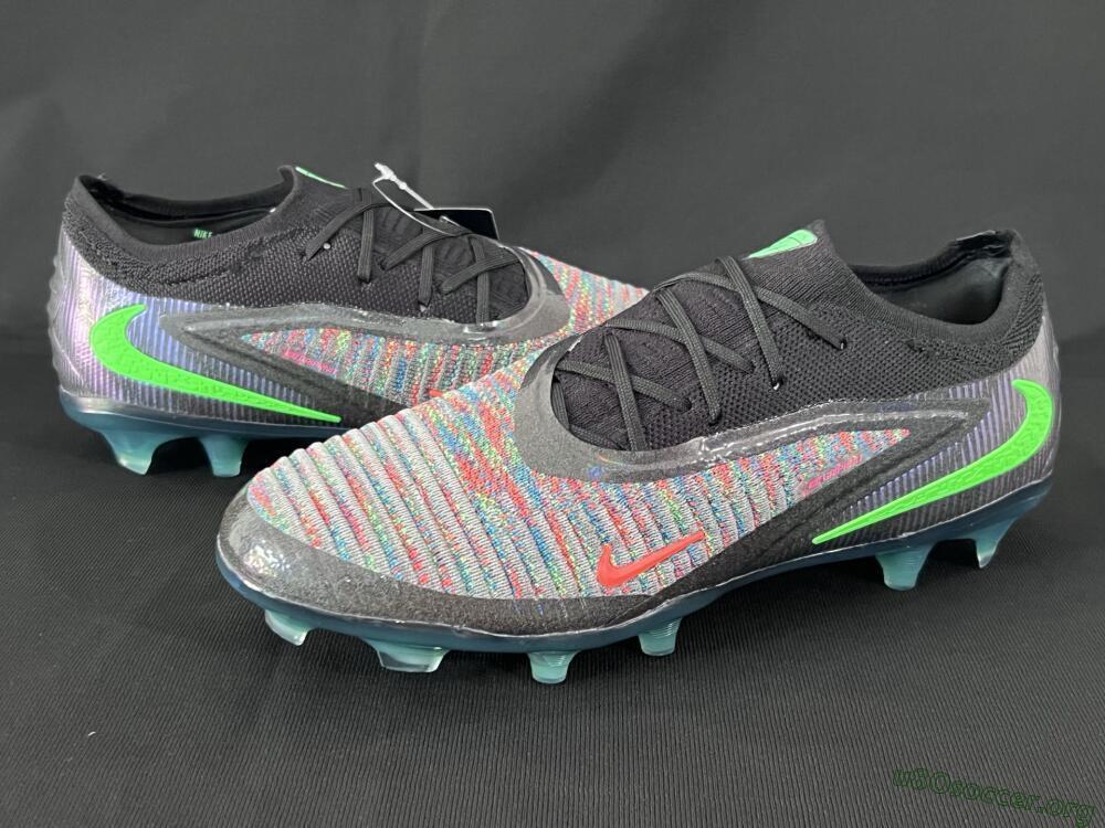 Nike Phantom 6 Elite Low FG Football Boots - Black/Yellow/Red