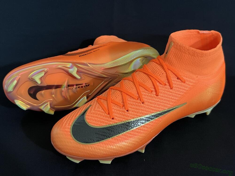 Nike Air Zoom Mercurial Superfly 10 Elite FG Football Boots - Red/Black/Gold