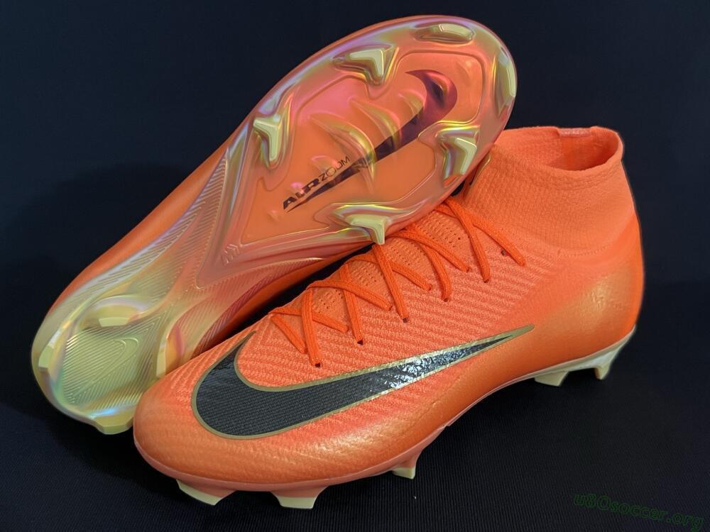 Nike Air Zoom Mercurial Superfly 10 Elite FG Football Boots - Red/Black/Gold