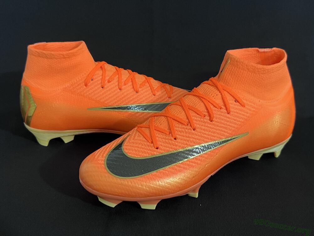 Nike Air Zoom Mercurial Superfly 10 Elite FG Football Boots - Red/Black/Gold