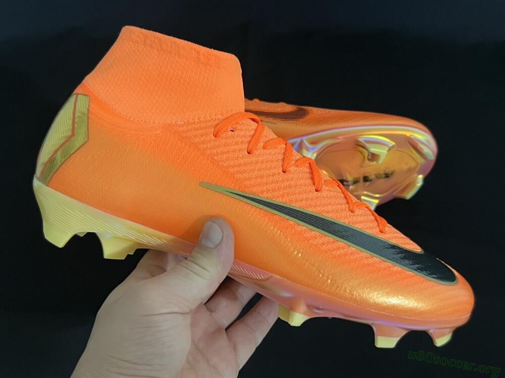 Nike Air Zoom Mercurial Superfly 10 Elite FG Football Boots - Red/Black/Gold