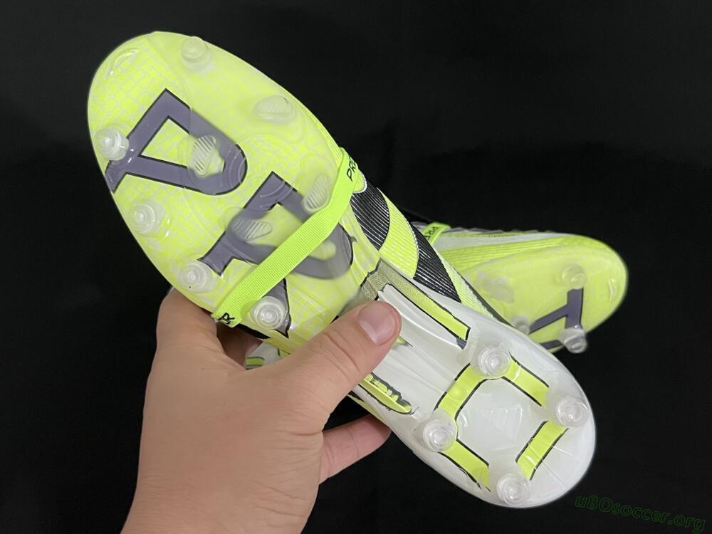 Adidas Predator 25 Elite Foldover Tongue FG Football Boots - White/Black/Yellow