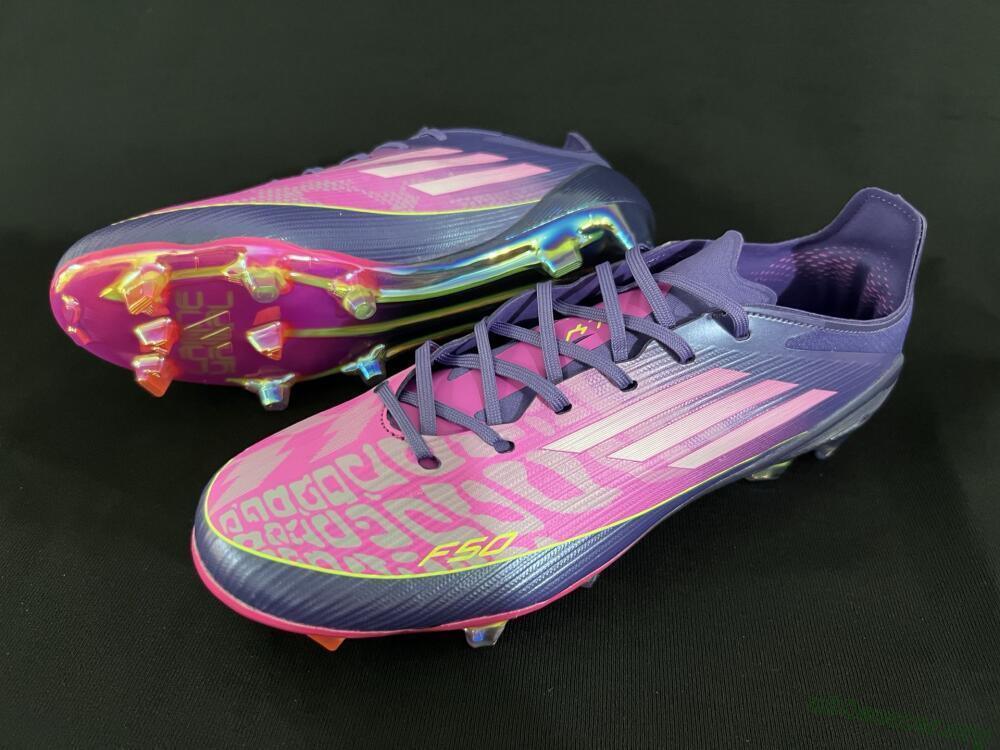 Adidas F50 Elite FG Football Boots - Pink/Yellow/Blue