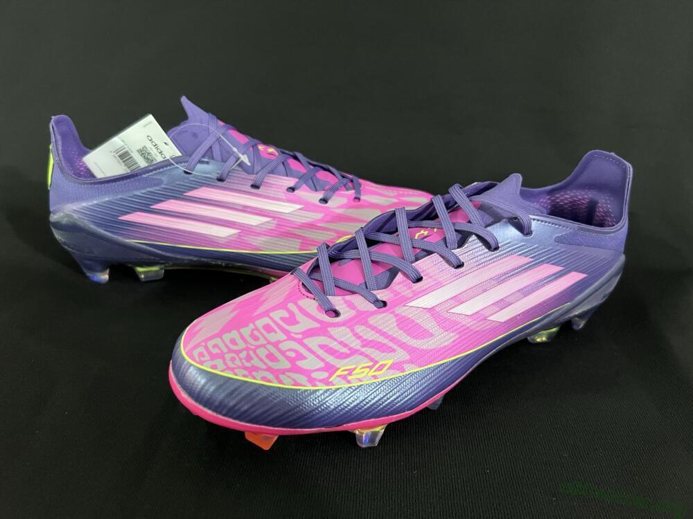 Adidas F50 Elite FG Football Boots - Pink/Yellow/Blue