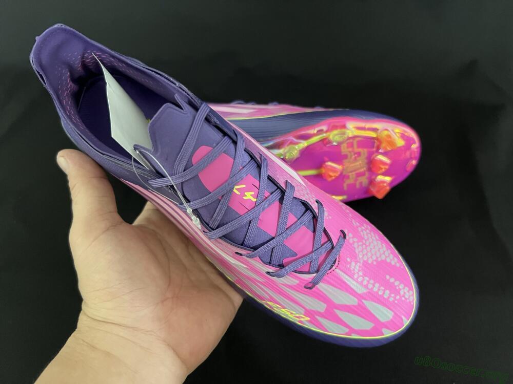 Adidas F50 Elite FG Football Boots - Pink/Yellow/Blue