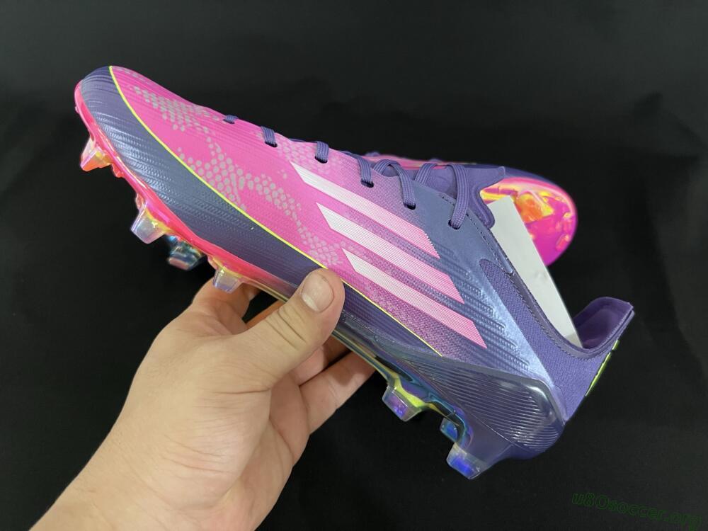 Adidas F50 Elite FG Football Boots - Pink/Yellow/Blue