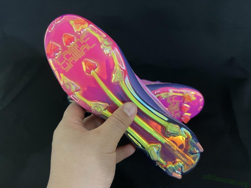 Adidas F50 Elite FG Football Boots - Pink/Yellow/Blue