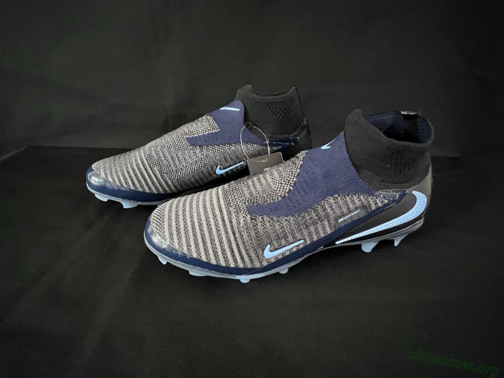 Nike Phantom 6 Elite High FG Football Boots - Silver/White/Black