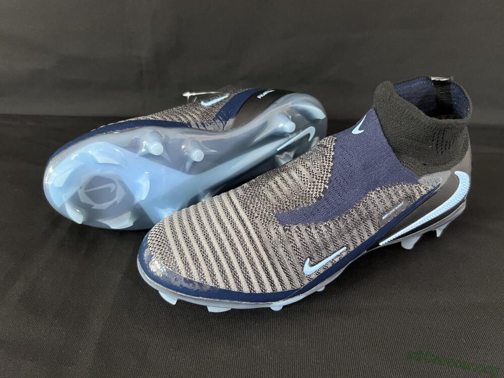 Nike Phantom 6 Elite High FG Football Boots - Silver/White/Black