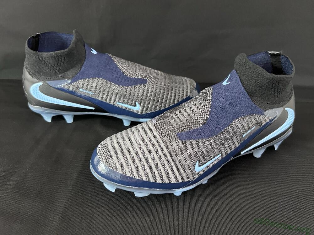 Nike Phantom 6 Elite High FG Football Boots - Silver/White/Black