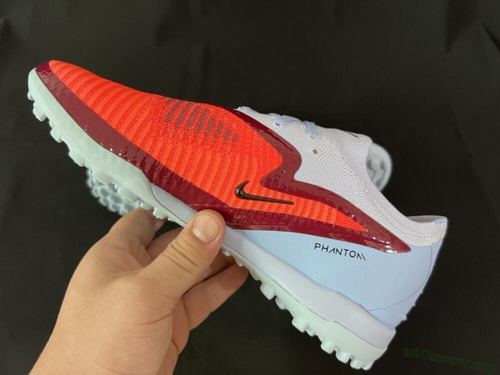 Nike Phantom 6 Elite TF Football Shoes - Red/Jade/Black