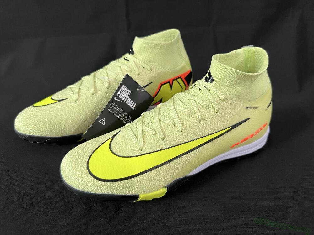 Nike Air Zoom Mercurial Superfly 10 Elite TF Football Shoes - Brown/Yellow/Black