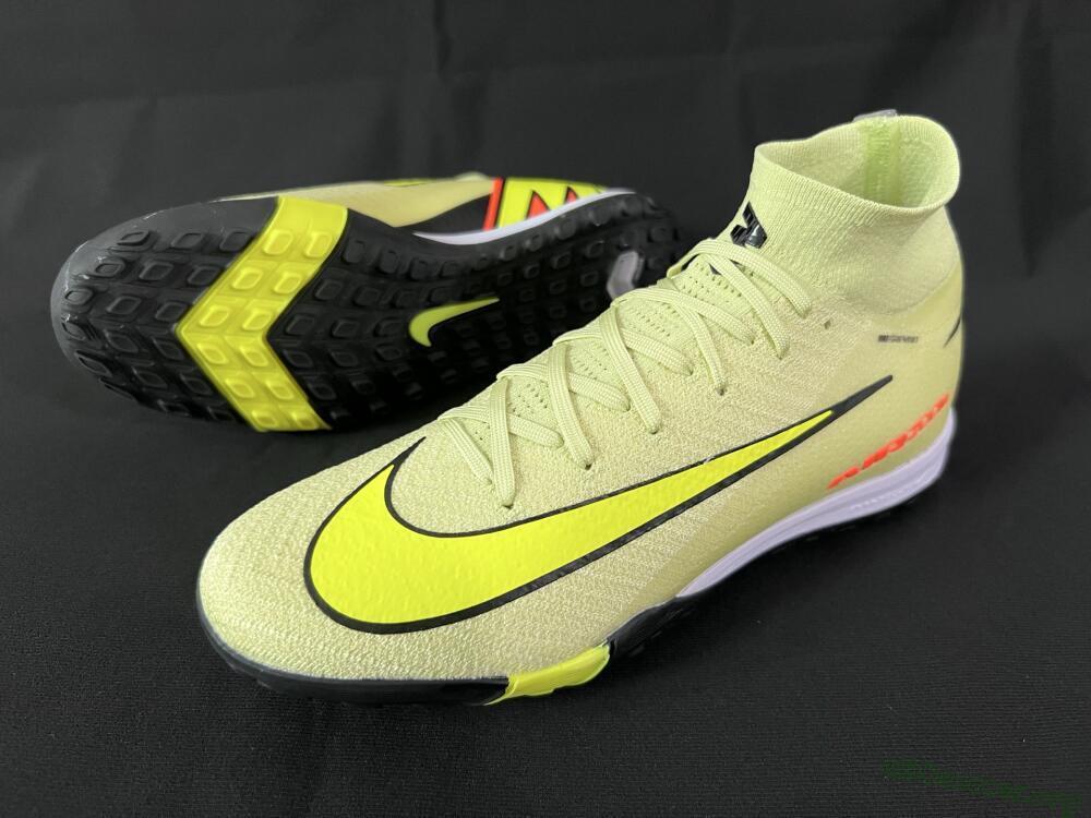 Nike Air Zoom Mercurial Superfly 10 Elite TF Football Shoes - Brown/Yellow/Black