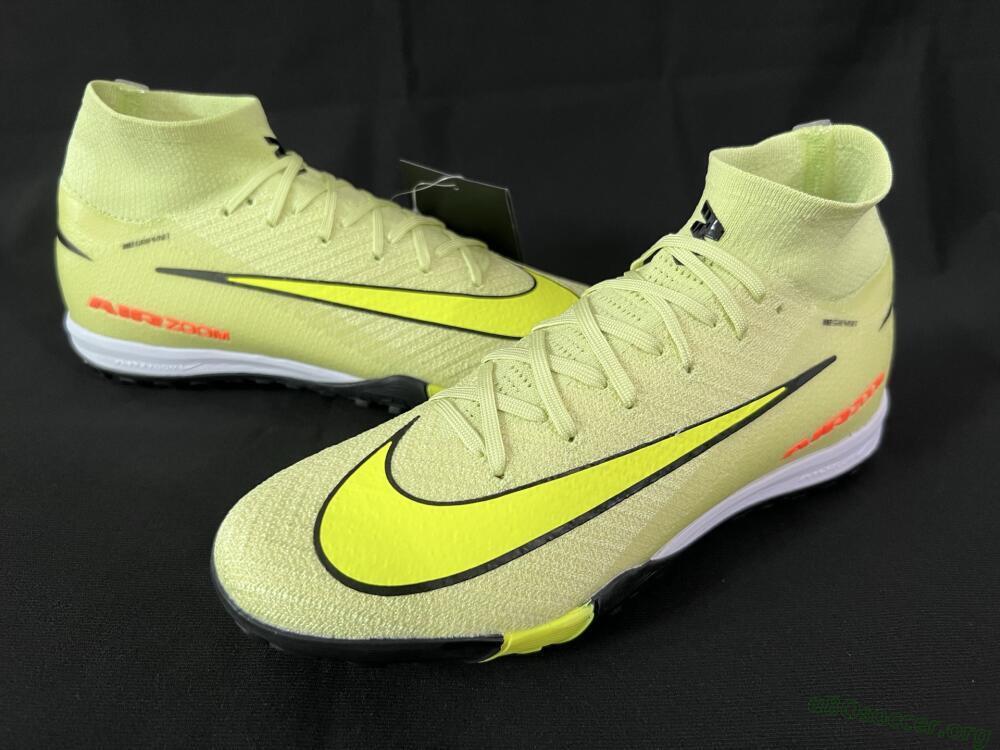 Nike Air Zoom Mercurial Superfly 10 Elite TF Football Shoes - Brown/Yellow/Black