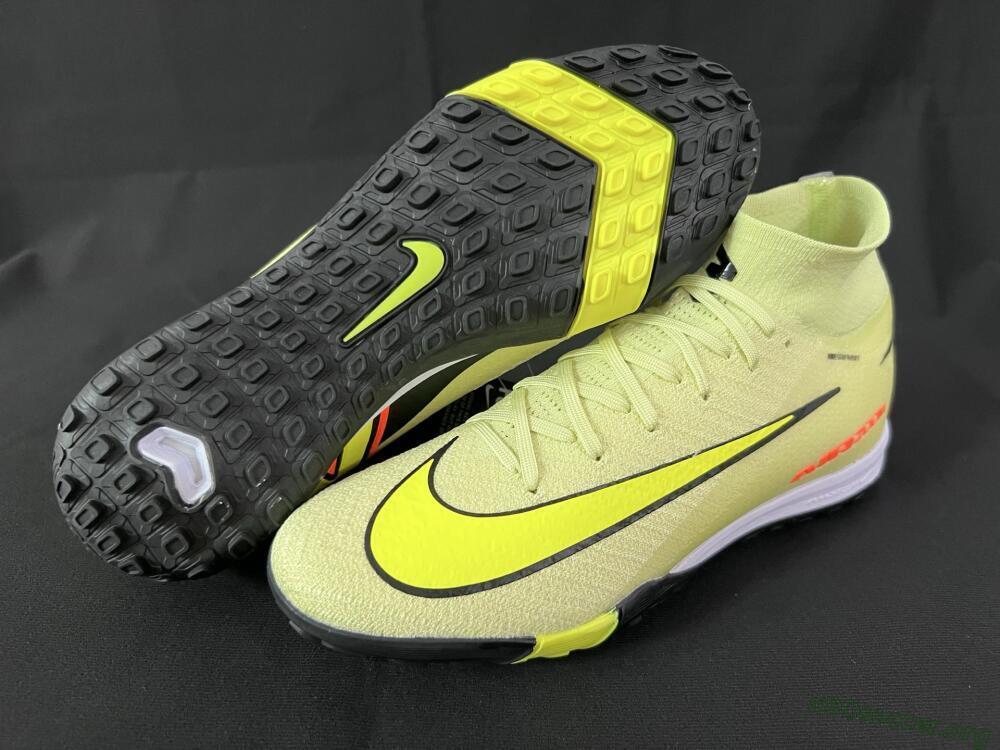 Nike Air Zoom Mercurial Superfly 10 Elite TF Football Shoes - Brown/Yellow/Black