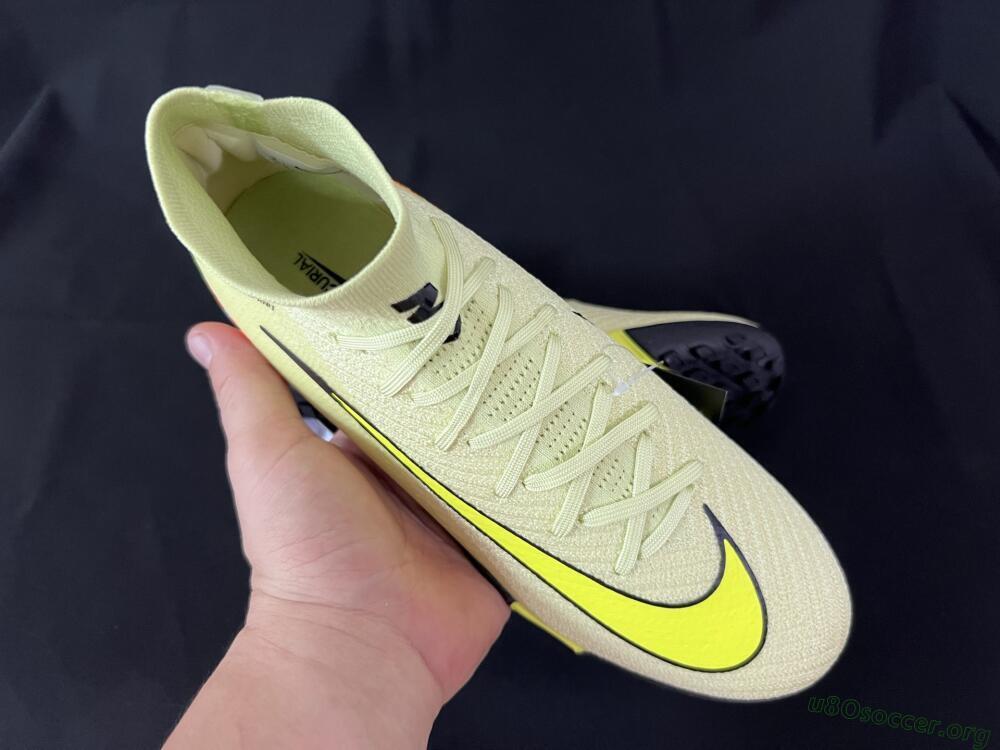 Nike Air Zoom Mercurial Superfly 10 Elite TF Football Shoes - Brown/Yellow/Black