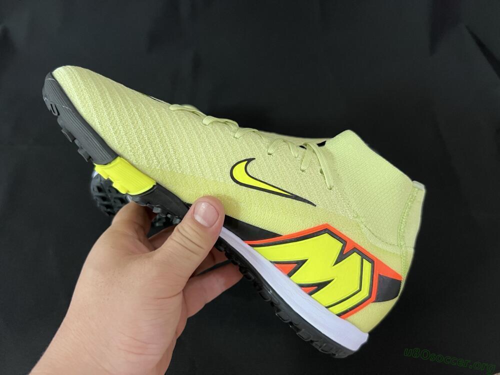 Nike Air Zoom Mercurial Superfly 10 Elite TF Football Shoes - Brown/Yellow/Black