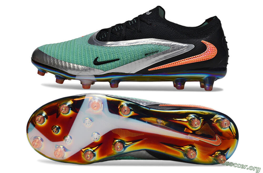 Nike Phantom 6 Low Elite AG Football Boots - Jade/Black/Silver 1