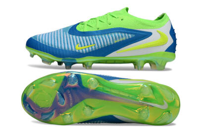 Nike Phantom 6 Low Elite FG Football Boots - Blue/Yellow/White
