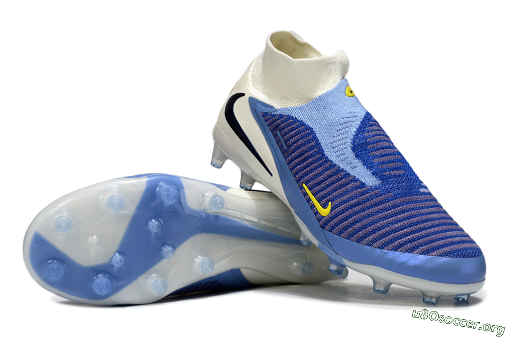 Nike Phantom 6 High Elite AG Football Boots - Blue/White/Black 0
