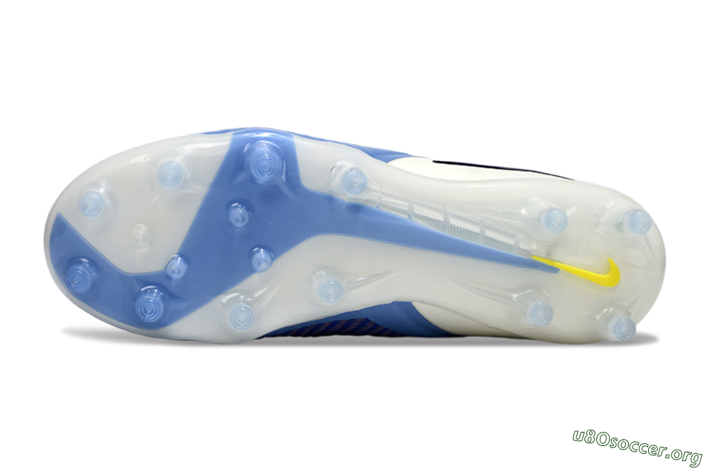 Nike Phantom 6 High Elite AG Football Boots - Blue/White/Black 6