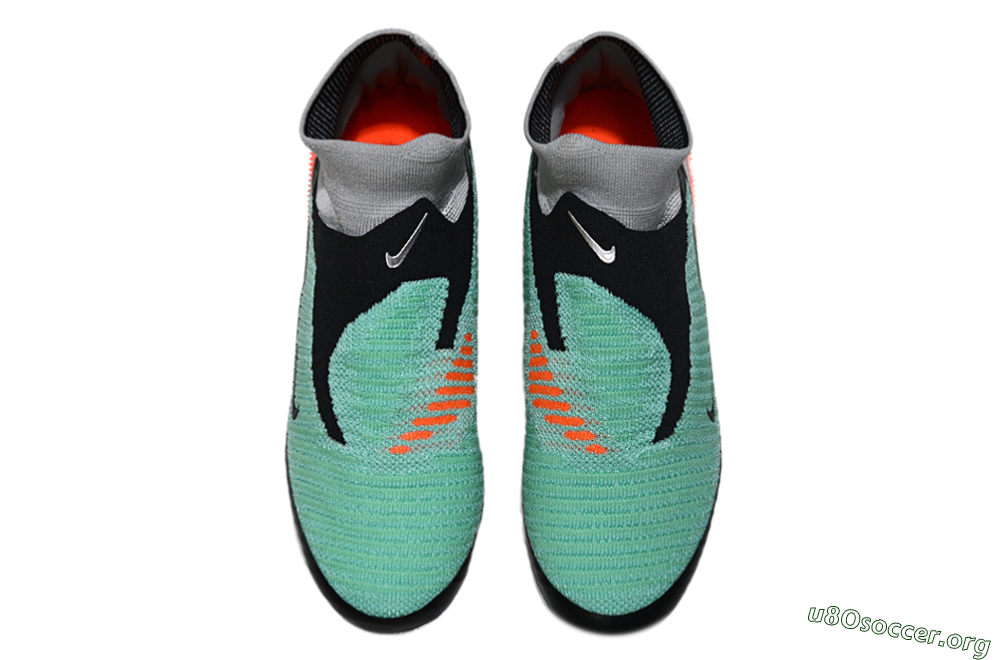 Nike Phantom 6 High Elite AG Football Boots - Jade/Black/Silver 4