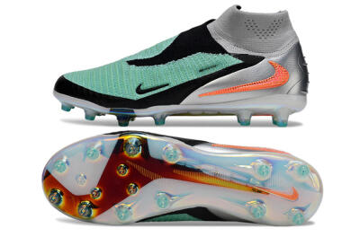 Nike Phantom 6 High Elite AG Football Boots - Jade/Black/Silver