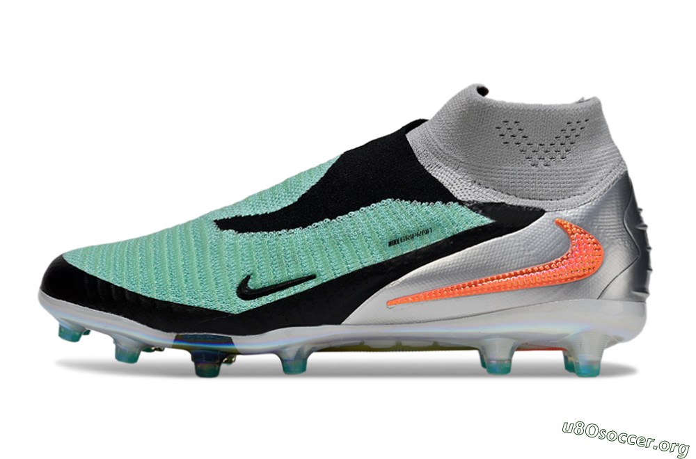 Nike Phantom 6 High Elite AG Football Boots - Jade/Black/Silver 3