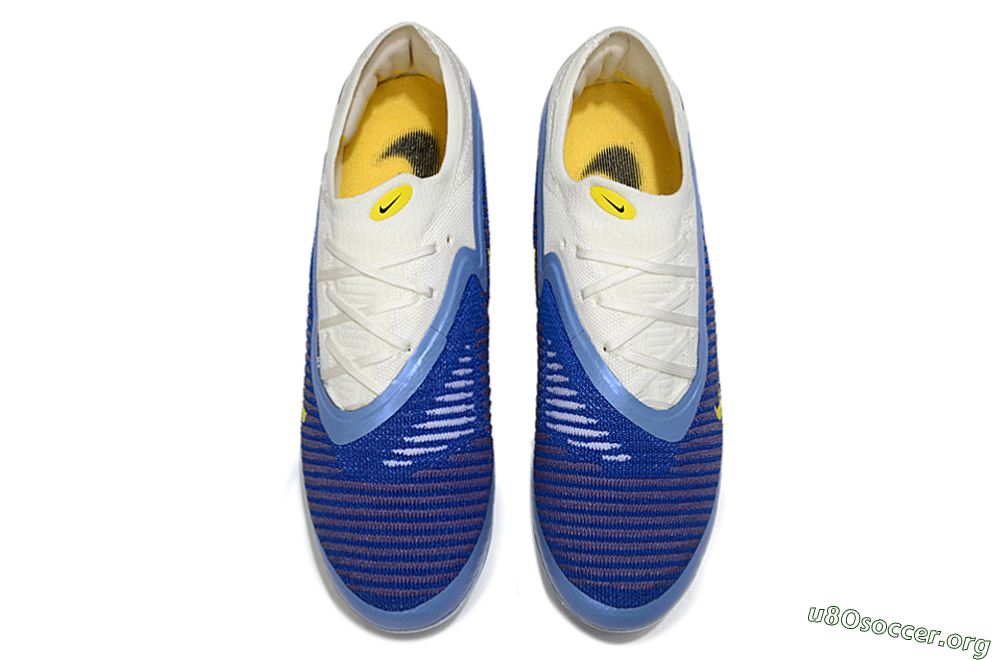 Nike Phantom 6 Low Elite AG Football Boots - Blue/White/Black 4