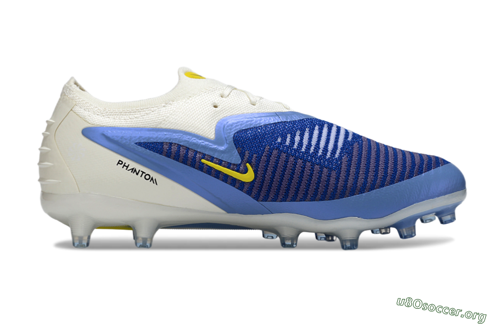Nike Phantom 6 Low Elite AG Football Boots - Blue/White/Black 7