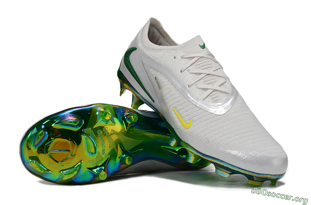 Nike Phantom 6 Low Elite FG Football Boots - White/Silver/Gold 0