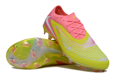 Nike Phantom 6 Low Elite FG Football Boots - Yellow/Pink/White