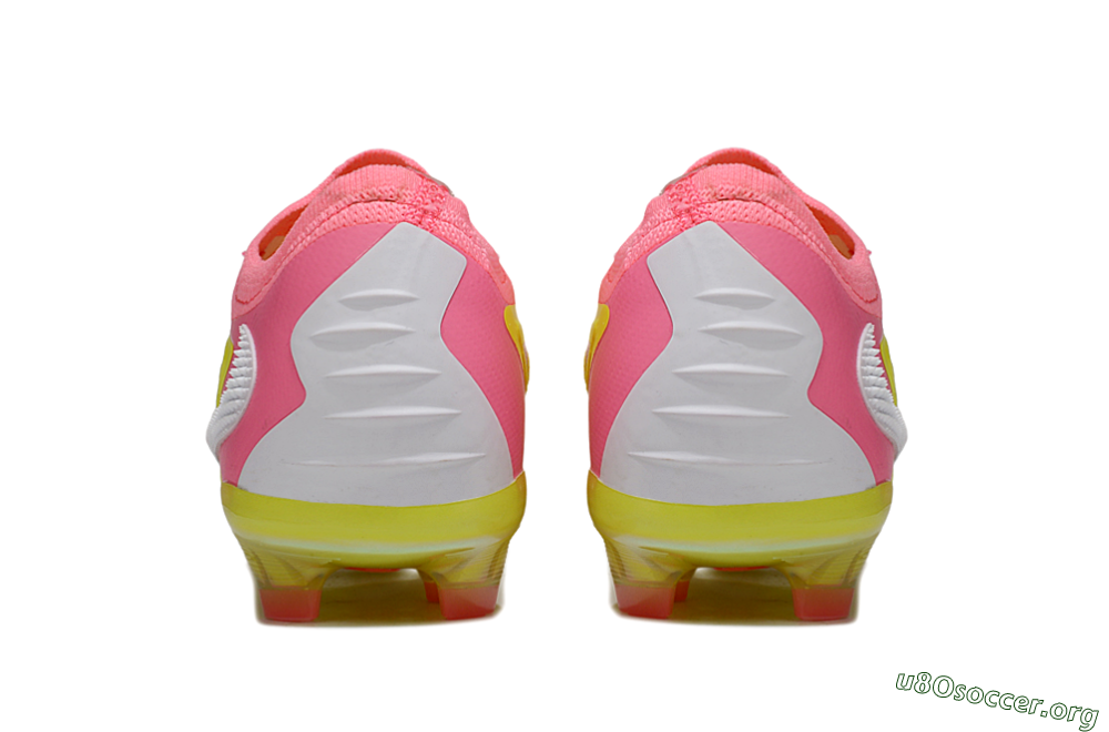 Nike Phantom 6 Low Elite FG Football Boots - Yellow/Pink/White 5