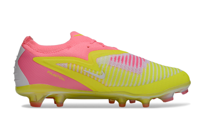 Nike Phantom 6 Low Elite FG Football Boots - Yellow/Pink/White