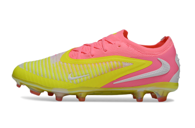 Nike Phantom 6 Low Elite FG Football Boots - Yellow/Pink/White