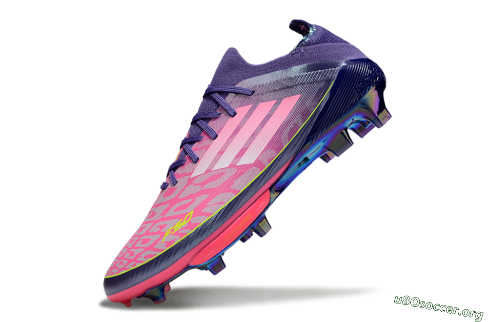 Adidas F50+ Elite Lightstrike Pro FG Football Boots - Pink/Purple/Yellow 5