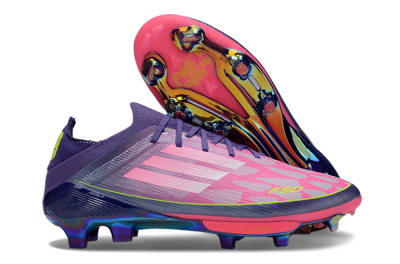 Adidas F50+ Elite Lightstrike Pro FG Football Boots - Pink/Purple/Yellow