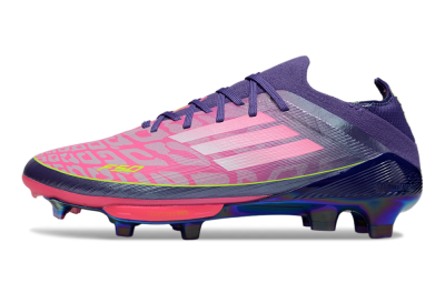 Adidas F50+ Elite Lightstrike Pro FG Football Boots - Pink/Purple/Yellow